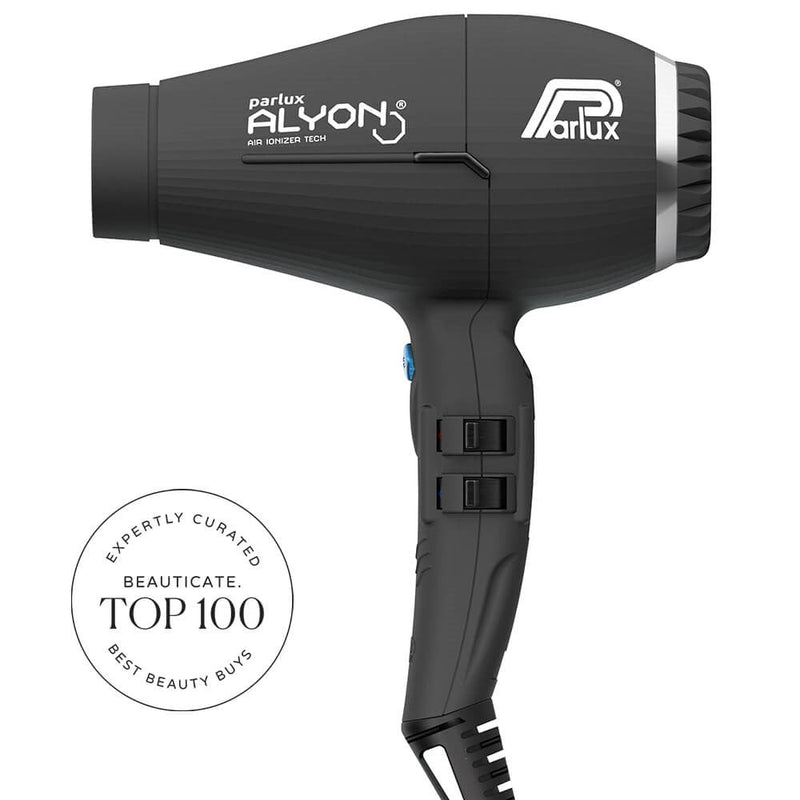 Parlux Alyon Air Ioniser Hair Dryer 2250W Black Hair Dryer Parlux