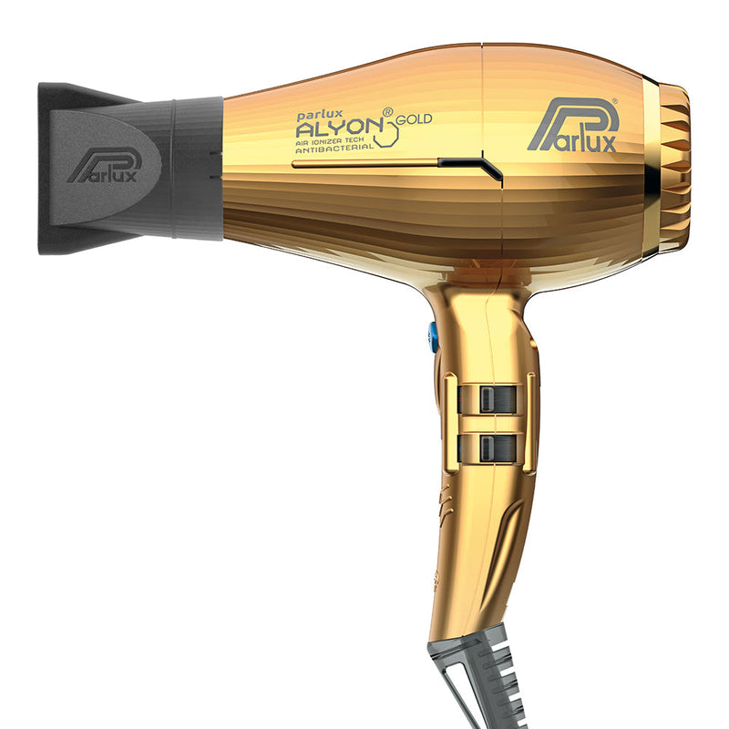 Parlux Alyon Air Ioniser Hair Dryer 2250W Gold Hair Dryer Parlux