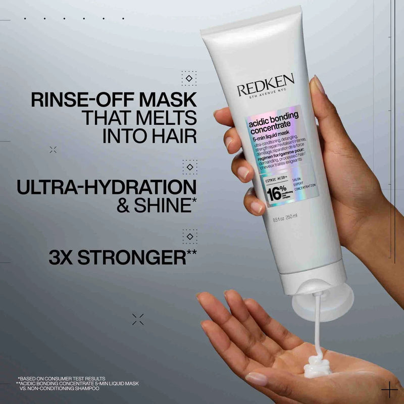 Redken Acidic Bonding Concentrate 5-Minute Mask 250ml 16% Hair Treatment Redken