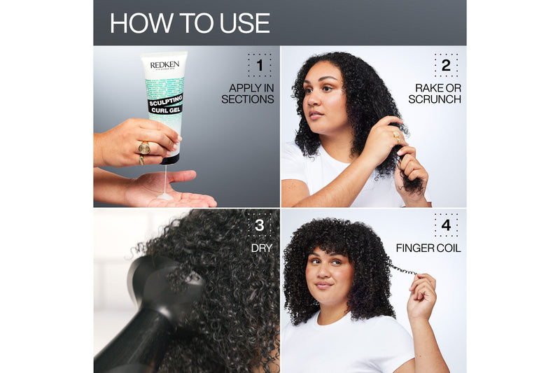 Redken Sculpt Curl Gel 250ml Hair Styling Products Redken