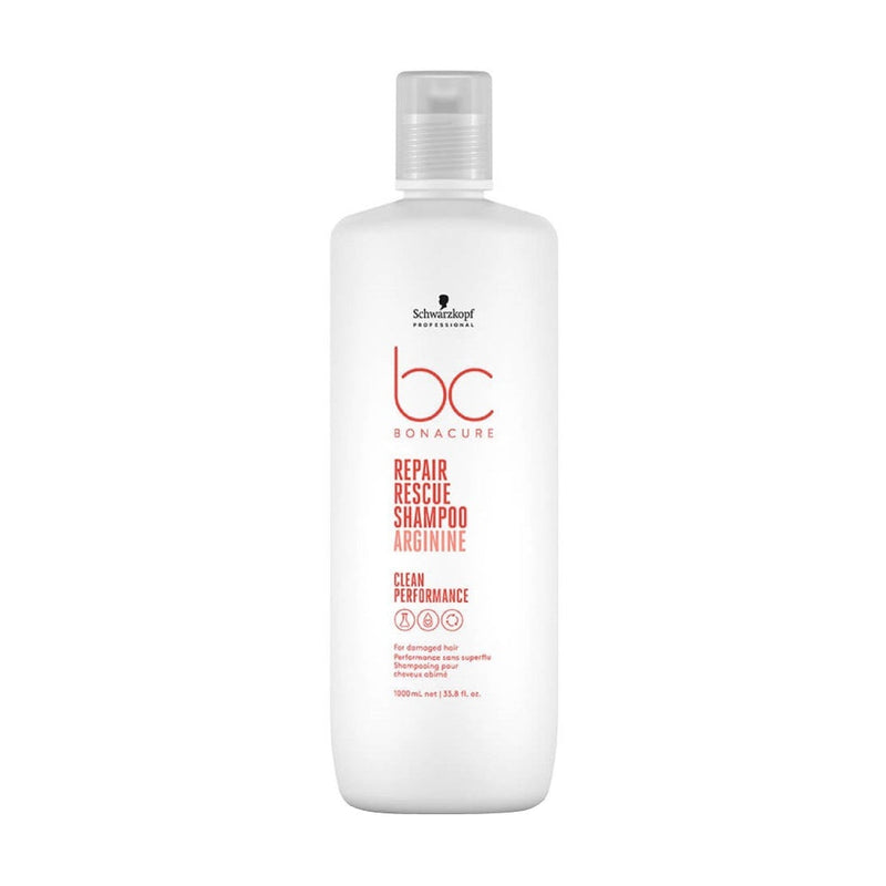 Schwarzkopf Bc Bonacure Clean Performance Repair Rescue Shampoo 1L Retail Schwarzkopf
