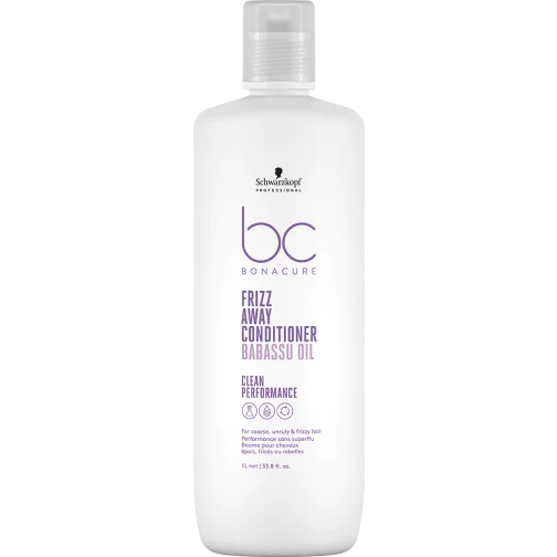 Schwarzkopf Bc Bonacure Clean Performance Frizz Away Conditioner 1L Conditioner Schwarzkopf