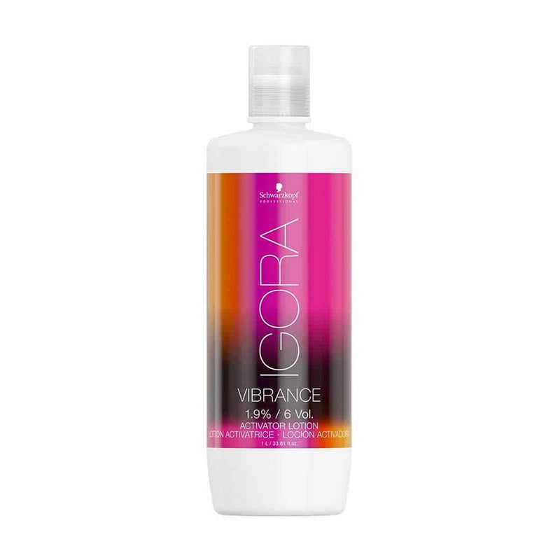 Schwarzkopf Igora Vibrance Activator Lotion 6 Vol 1.9% 900ml Peroxides & Developers Schwarzkopf