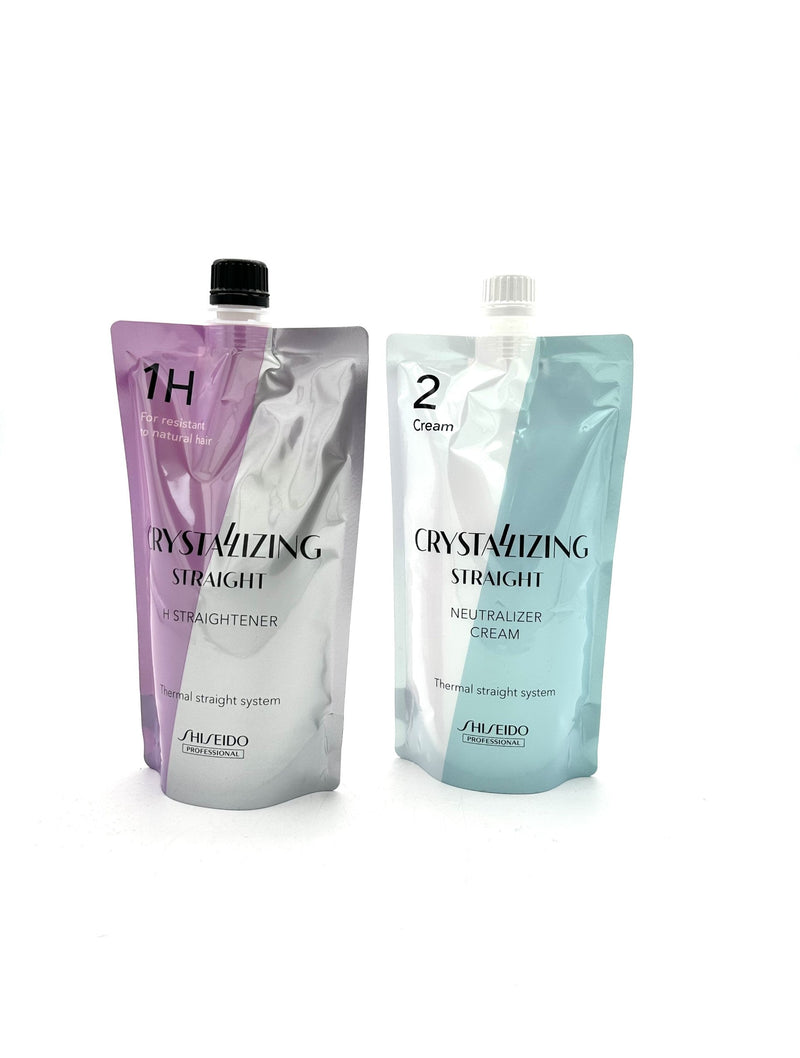 Shiseido H1 + 2 Straightening Kit Permanent Straightening Systems & Relaxers Shiseido