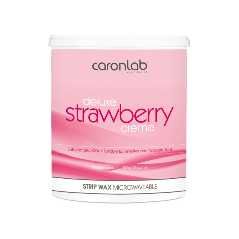 Caronlab Strip Wax Strawberry Microwave 800g Retail Caronlab