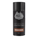 The Shave Factory Hair Building Keratin Fiber Medium Brown 21g Hair Fibers The Shave Factory