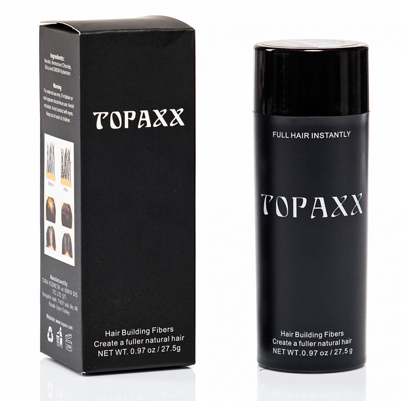 Topaxx Hair Building Keratin Fibers Powder 27.5g - Light Brown Hair Fibers Topaxx