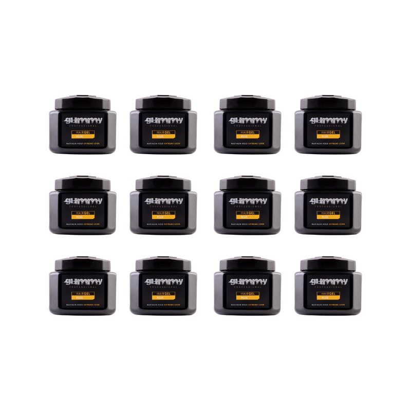 12x Gummy Professional Hair Gel Plus 700ml (Carton Deal) Hair Gel Gummy