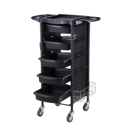Karma Humpty Doo Heavy Duty 5 Tier Hair Salon Trolley 08010101 - Fully Assembled Salon Trolleys Karma