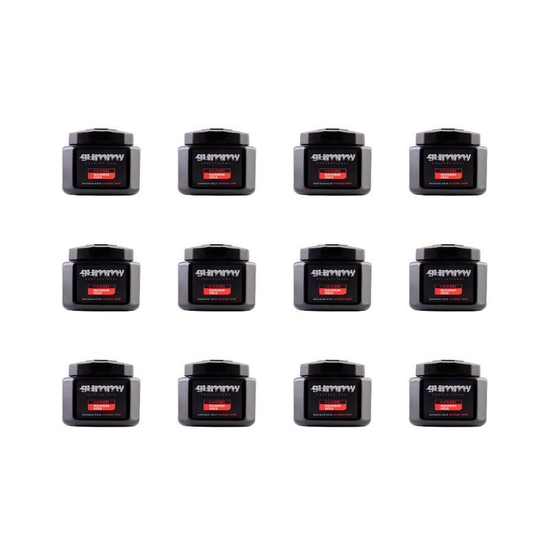 12x Gummy Professional Hair Gel Maximum Hold 700ml (Carton Deal) Hair Gel Gummy