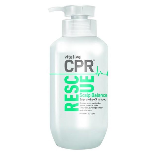 Vitafive CPR Rescue Scalp Balance Sulphate Free Shampoo 900ml Retail Vitafive CPR