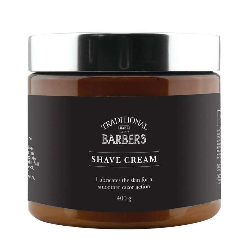 Wahl Traditional Barbers Shave Cream 400g Retail Wahl