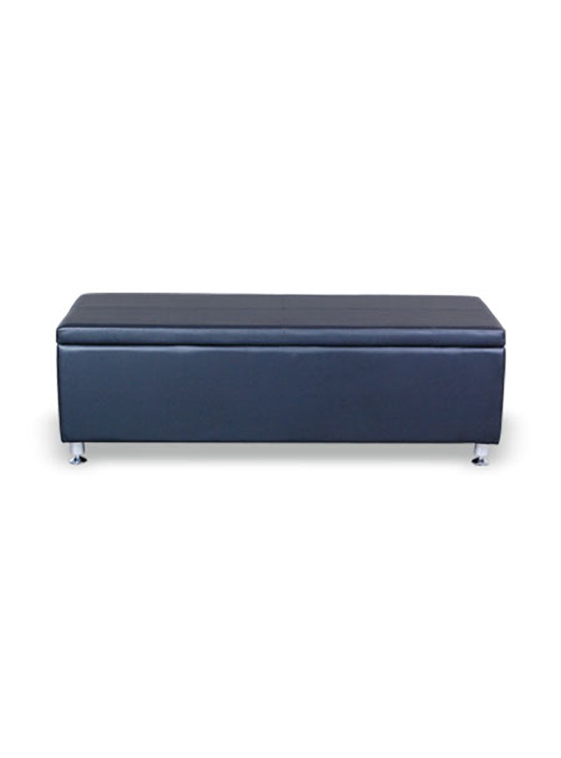 Karma Pooraka 3 Seater Ottoman Waiting Lounge With Storage 05010101 - Black Retail Karma