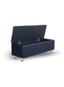 Karma Pooraka 3 Seater Ottoman Waiting Lounge With Storage 05010101 - Black Retail Karma