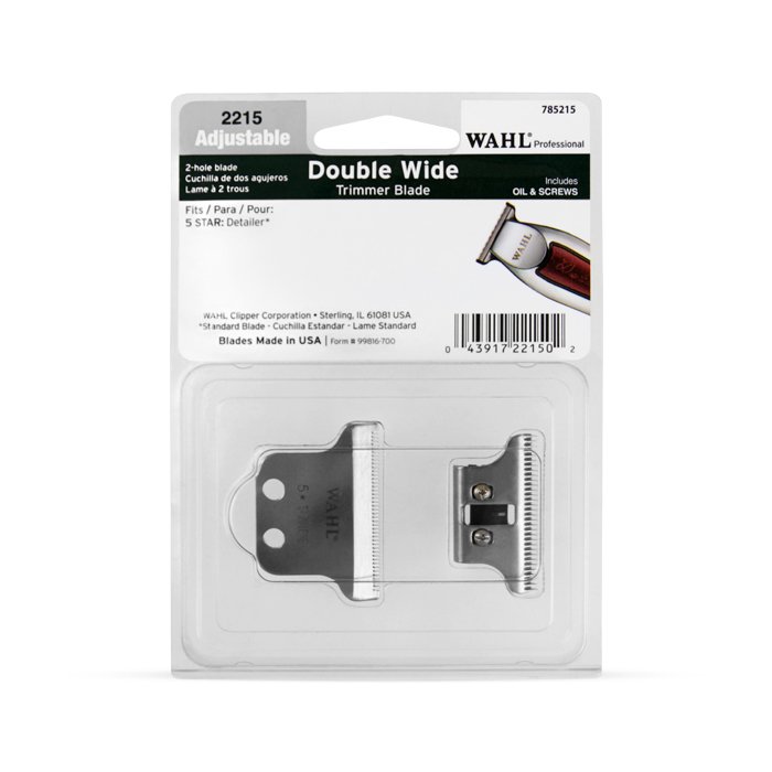 Wahl Detailer T-Wide Cordless Blade Set Retail Wahl