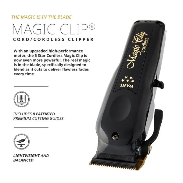 Wahl 5 Star Black Magic Clip Clipper Clipper Wahl Australia