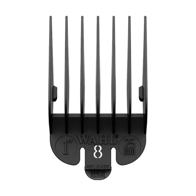 Wahl No. 8 Plastic Tab Attachment Comb 1inch Black Retail Wahl Australia