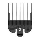 Wahl No. 2 Plastic Tab Attachment Comb 1/4inch Black Retail Wahl Australia