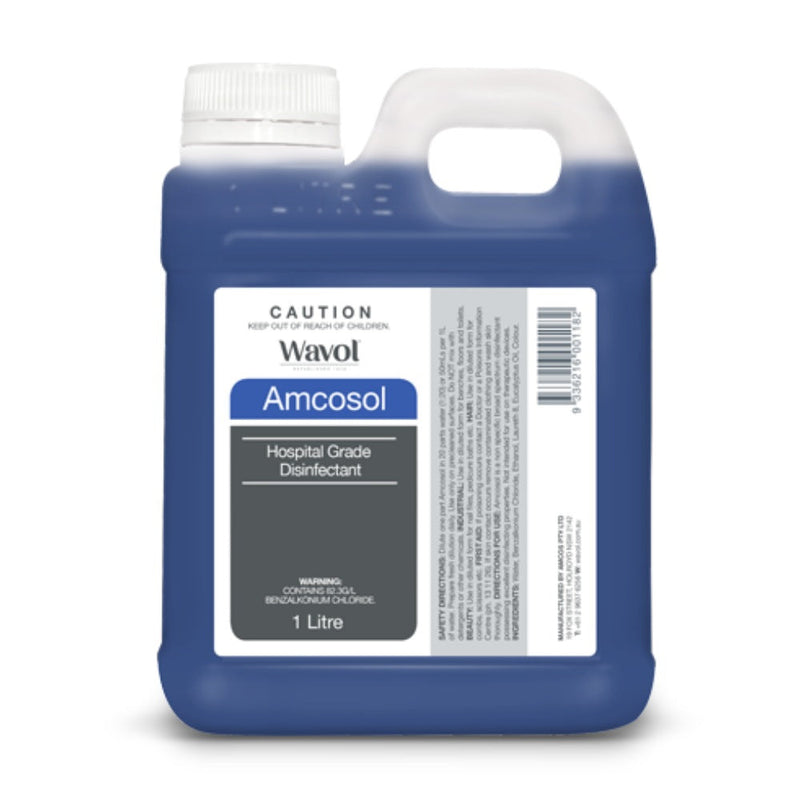 Wavol Amcosol Hospital Grade Disinfectant 1L Retail Wavol