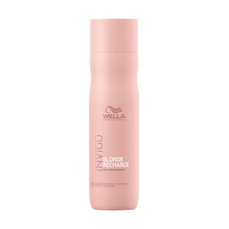 Wella Invigo Blonde Recharge Cool Colour Refreshing Shampoo 250ml Retail Wella