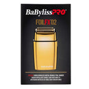 BaBylissPRO Double Foil FX02 Shaver Gold Foil Shaver BaBylissPRO