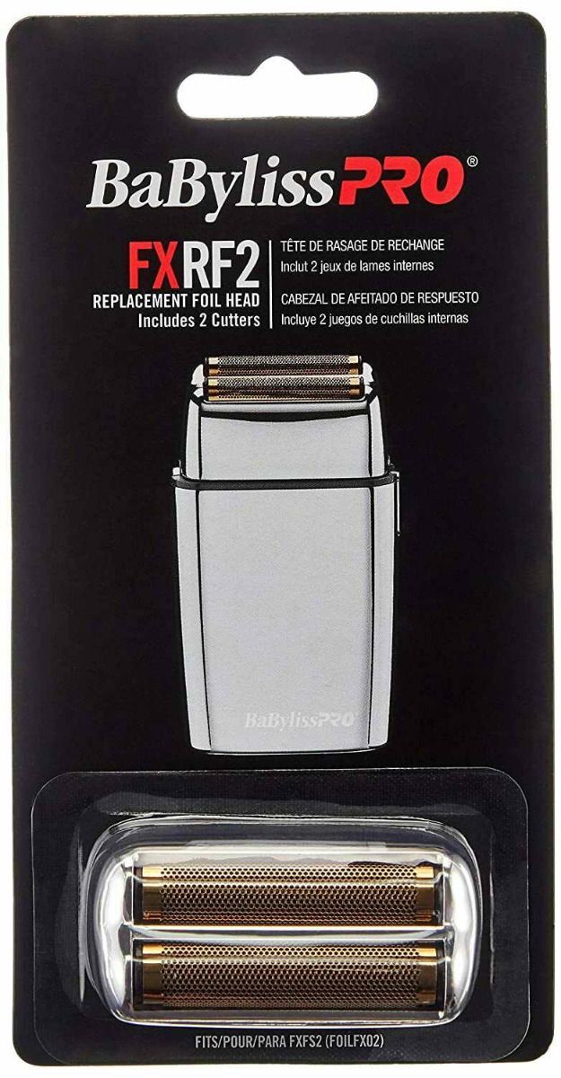 BaByliss PRO Silver FoilFX Shaver Replacement Foil Head with Cutter FXRF2 Retail BaBylissPRO