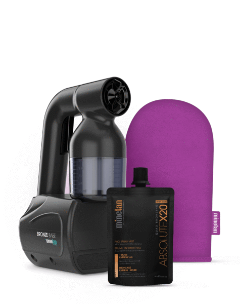 MineTan Bronze Babe Home Spray Tan Kit - Black Tanning Kit MineTan