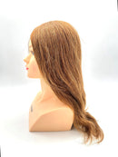 Deyaz Professional Mannequin with Shoulders 16 Inch Human Hair Brown - Hannah Mannequins Deyaz