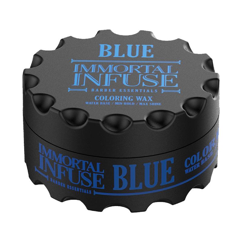Immortal Infuse Colouring Hair Wax Blue 100ml Hair Wax Immortal