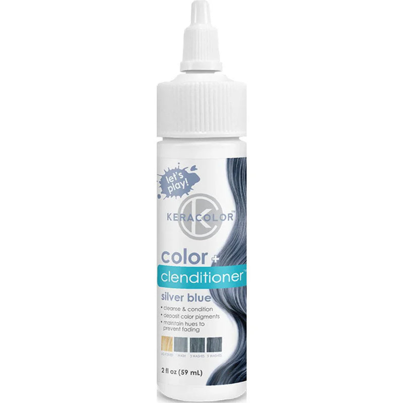 Keracolor Colour + Clenditioner Silver Blue 59ml Keracolor