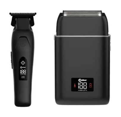 Caliber Laser+ Trimmer and Moab Foil Shaver Duo Kit Clipper/Trimmer/Foil Shaver Duo Caliber