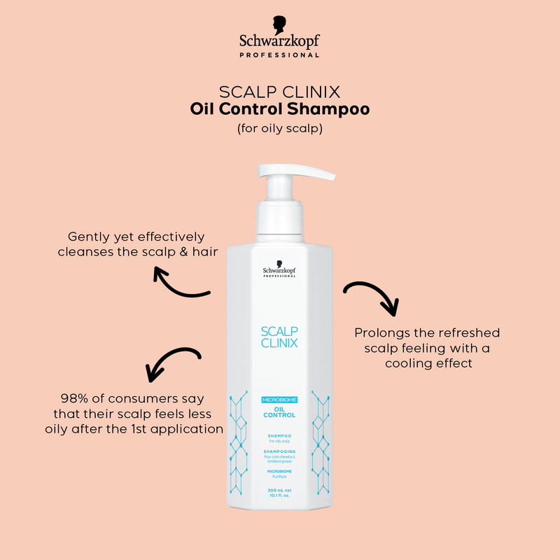 Schwarzkopf Scalp Clinix Oil Control Shampoo 300ml Shampoo/Conditioner Schwarzkopf