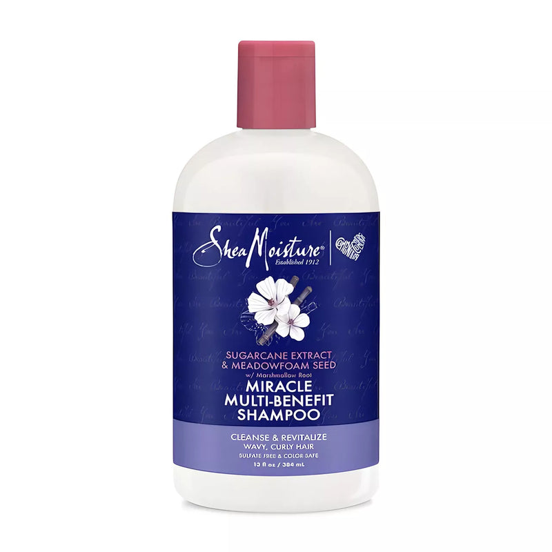 Shea Moisture Sugarcane & Meadowfoam Seed Miracle Multi-Benefit Shampoo 384ml Shea Moisture