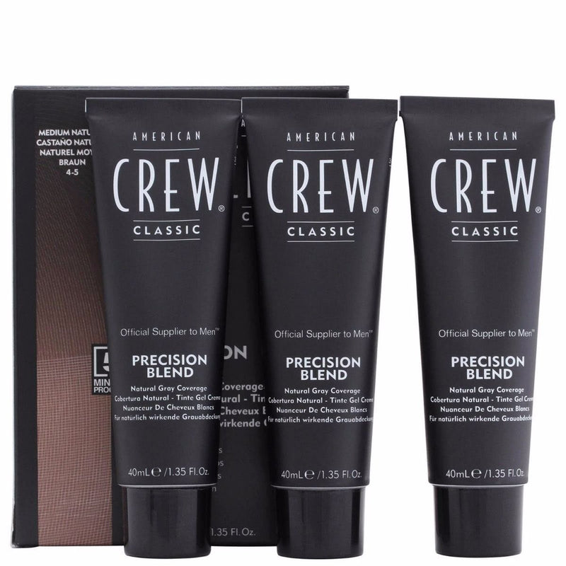 American Crew Precision Blend Medium Natural 3x40ml Semi Permanent Colour American Crew