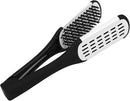 Bob Straightening V Brush Vented Black and White Hair Brush Bob
