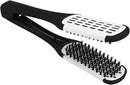 Bob Straightening V Brush Vented Black and White Hair Brush Bob