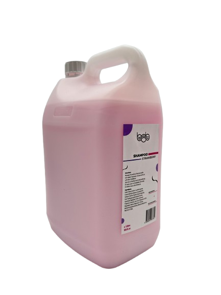 Bob Strawberry Shampoo 5L – Nourishing & Hydrating for Soft, Shiny Hair 5L Shampoo Bob